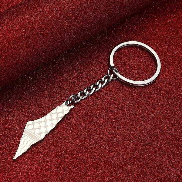 Palestine Flag Map Keychain Collection