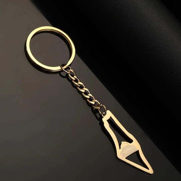 Palestine Flag Map Keychain Collection
