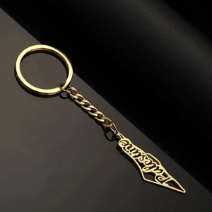 Palestine Flag Map Keychain Collection