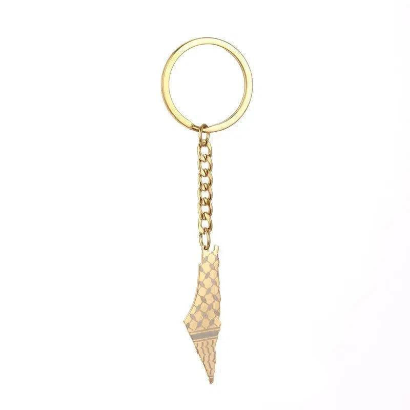 Palestine Flag Map Keychain Collection