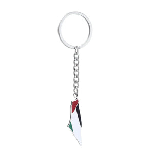 Palestine Flag Map Keychain Collection