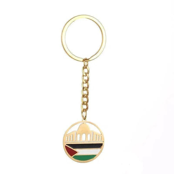 Palestine Flag Map Keychain Collection