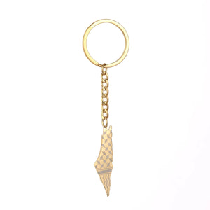 Palestine Flag Map Keychain Collection