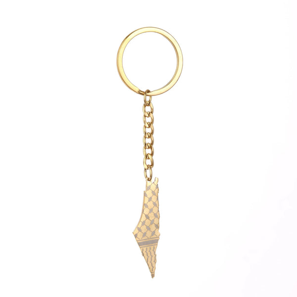 Palestine Flag Map Keychain Collection