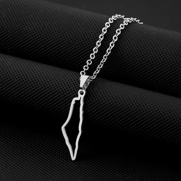 Palestine Flag Map Necklace Collection