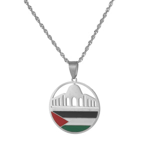 Palestine Flag Necklace