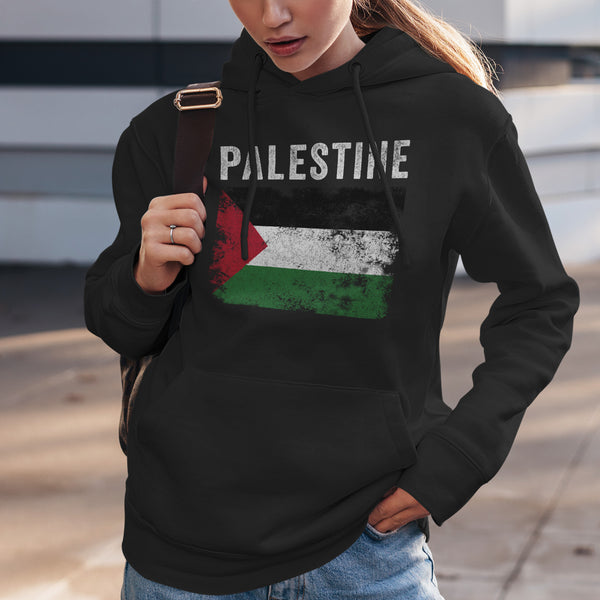 Palestine Flag Vintage Palestinian Flag Hoodie