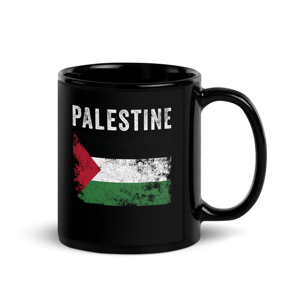 Palestine Flag Vintage Palestinian Flag Mug