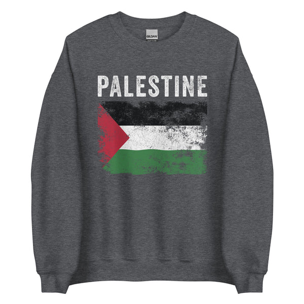 Palestine Flag Vintage Palestinian Flag Sweatshirt