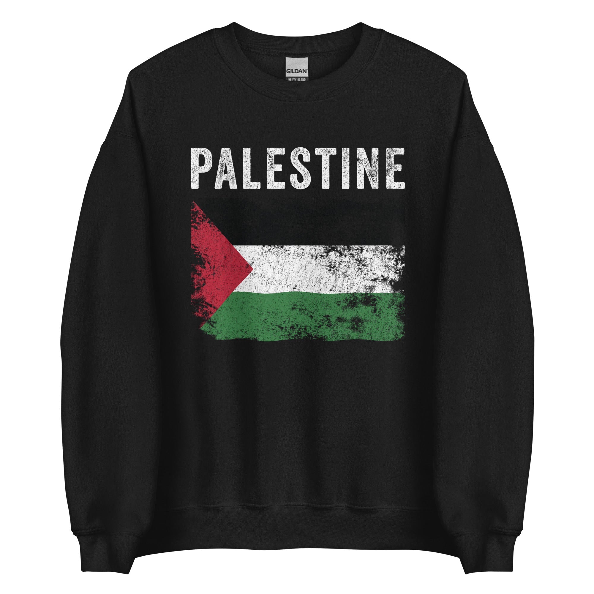 Palestine Flag Vintage Palestinian Flag Sweatshirt