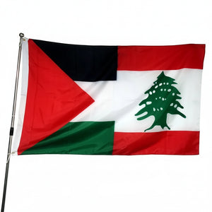 Palestine Lebanon Flag - 90x150cm(3x5ft) - 60x90cm(2x3ft)