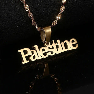 Palestine Pendant Necklace