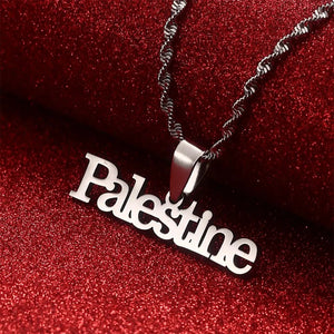 Palestine Pendant Necklace