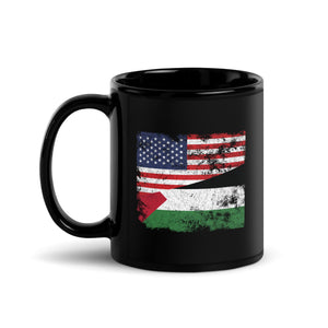 Palestine USA Flag Mug