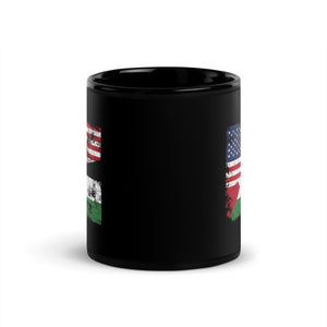 Palestine USA Flag Mug