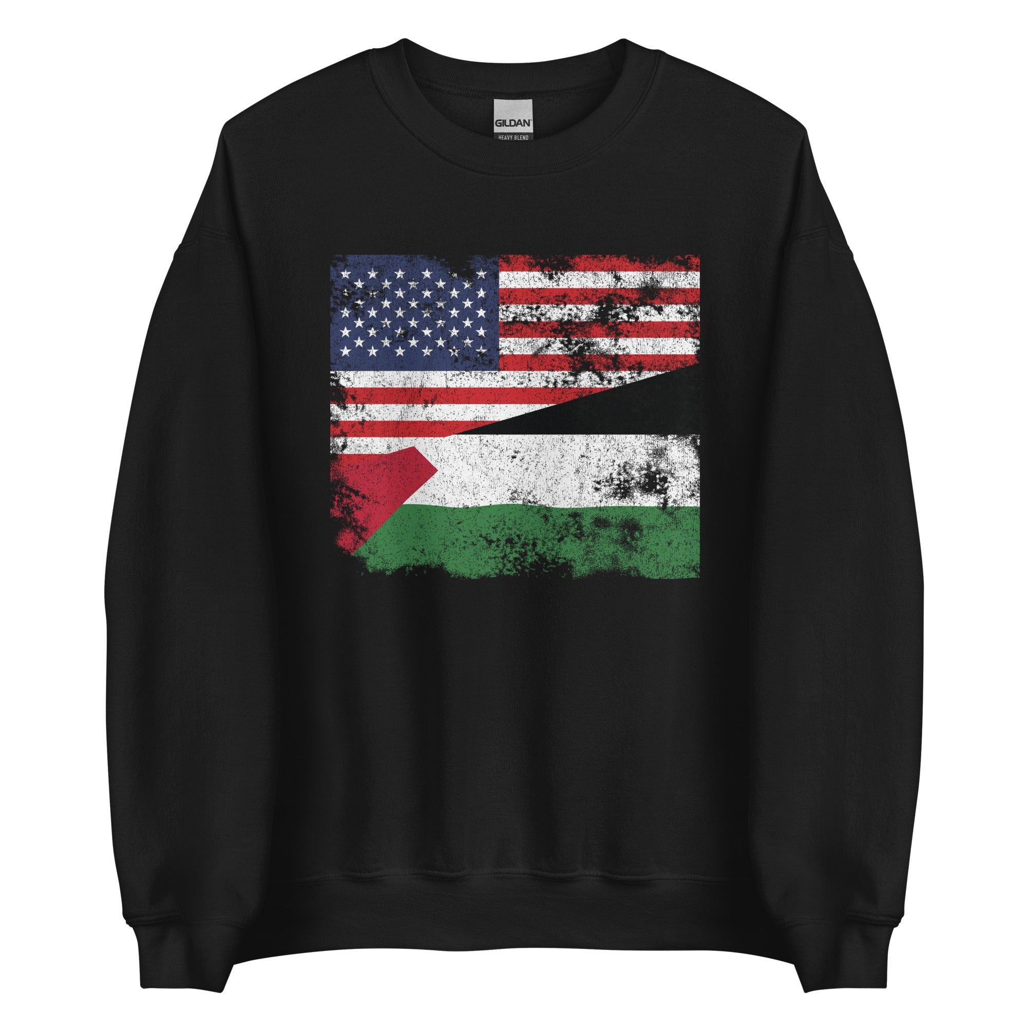 Palestine USA Flag Sweatshirt