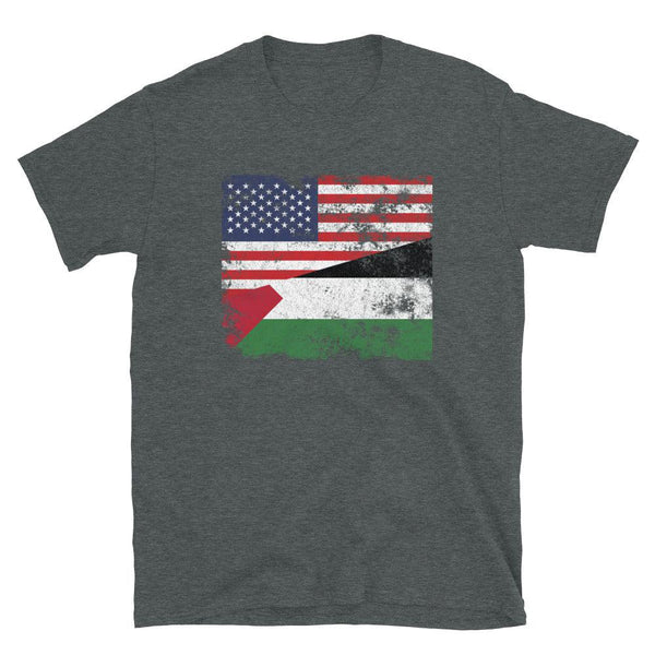 Palestine USA Flag T-Shirt