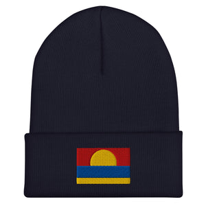 Palmyra Atoll Flag Beanie - Embroidered Winter Hat