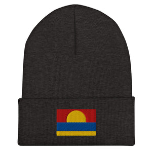 Palmyra Atoll Flag Beanie - Embroidered Winter Hat