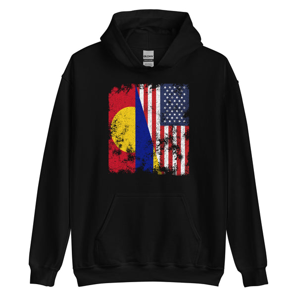 Palmyra Atoll USA Flag Hoodie