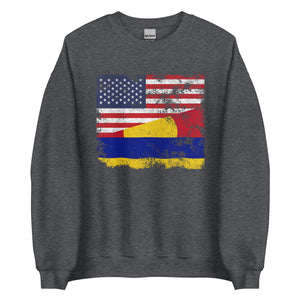 Palmyra Atoll USA Flag Sweatshirt
