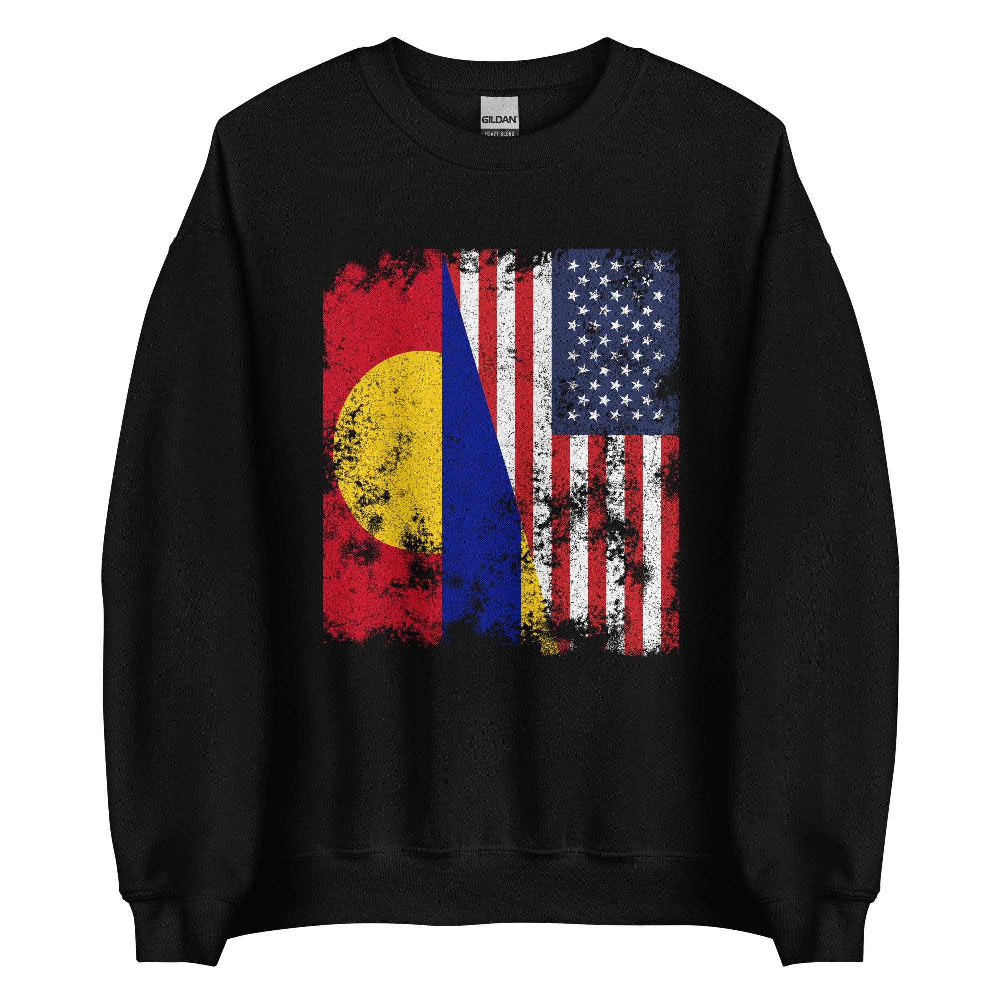 Palmyra Atoll USA Flag Sweatshirt