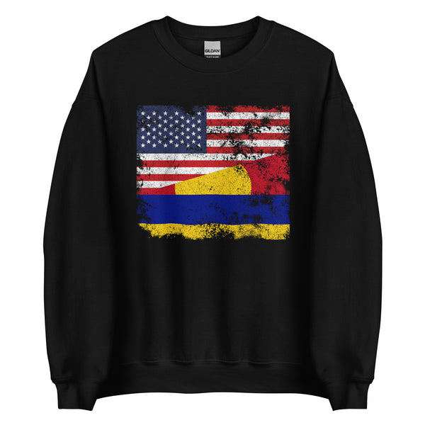Palmyra Atoll USA Flag Sweatshirt