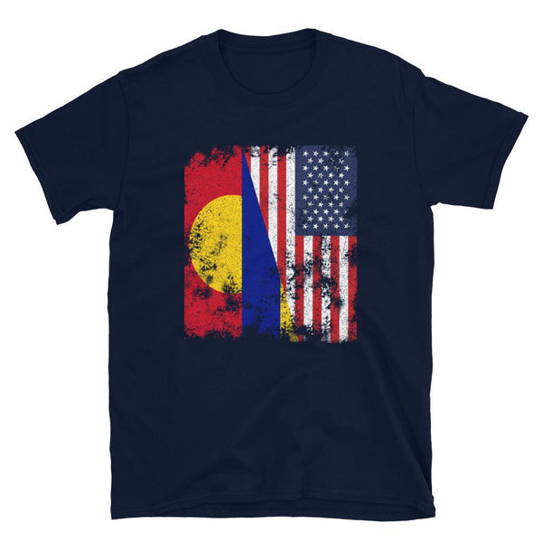 Palmyra Atoll USA Flag T-Shirt
