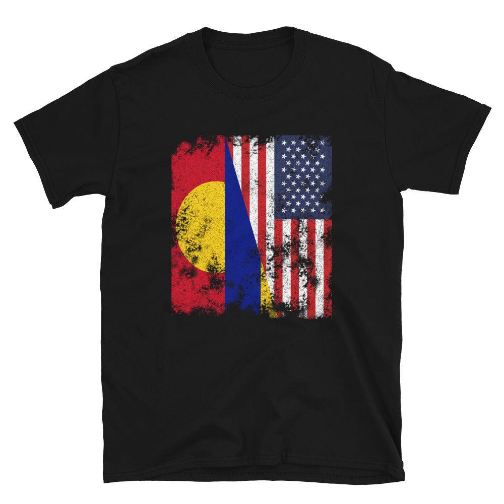 Palmyra Atoll USA Flag T-Shirt