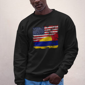 Palmyra Atoll USA Flag Sweatshirt