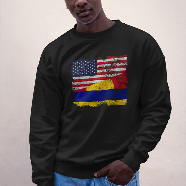 Palmyra Atoll USA Flag Sweatshirt