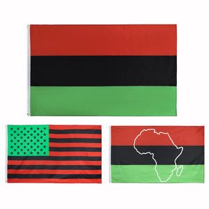 Pan African Flags - 90x150cm(3x5ft) - Afro American Flags
