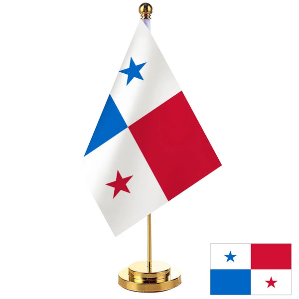 Panama Desk Flag - Small Office Table Flag