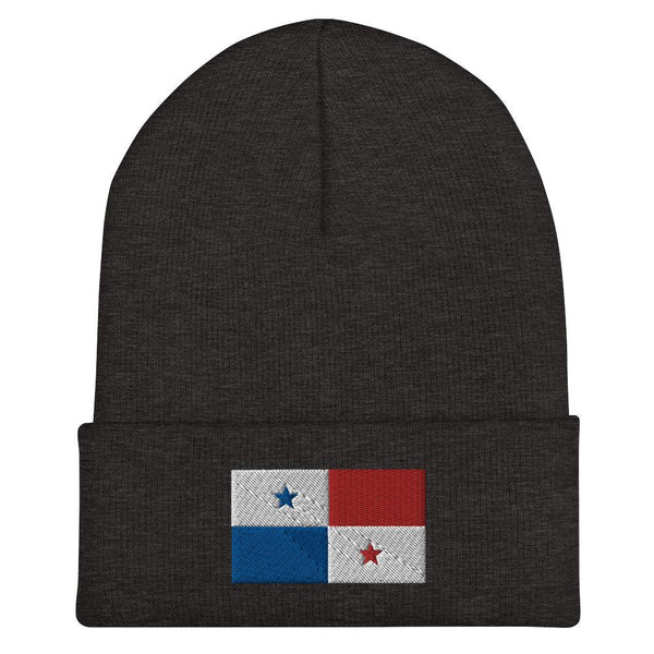 Panama Flag Beanie - Embroidered Winter Hat