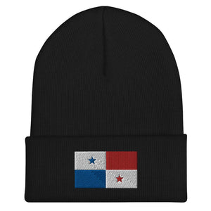 Panama Flag Beanie - Embroidered Winter Hat