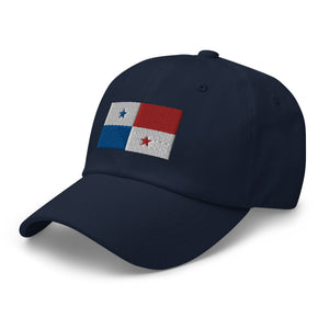 Panama Flag Cap - Adjustable Embroidered Dad Hat