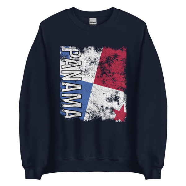 Panama Flag - Distressed Flag Sweatshirt