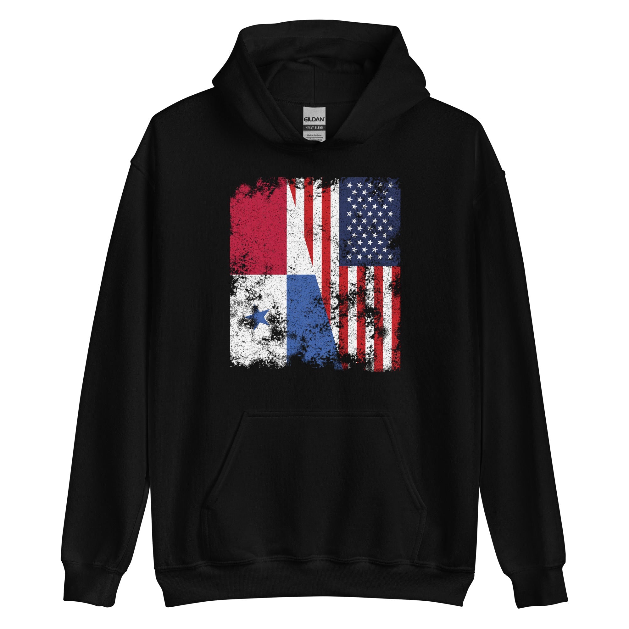 Panama USA Flag - Half American Hoodie