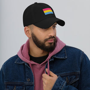 Pansexual Flag Cap - Adjustable Embroidered LGBT+ Dad Hat