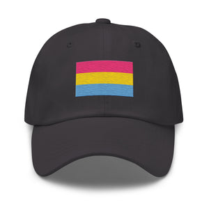 Pansexual Flag Cap - Adjustable Embroidered LGBT+ Dad Hat