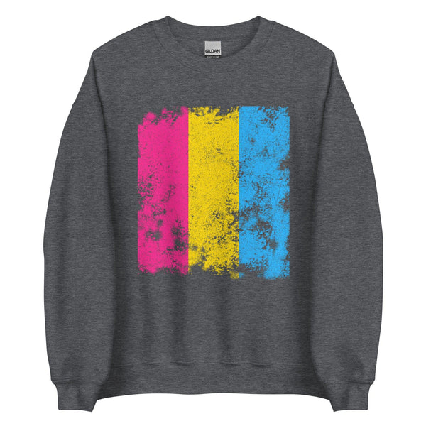 Pansexual Flag - Distressed LGBTQIA2S+ Sweatshirt