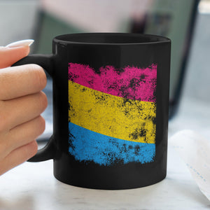 Pansexual Flag - Distressed LGBT+ Mug