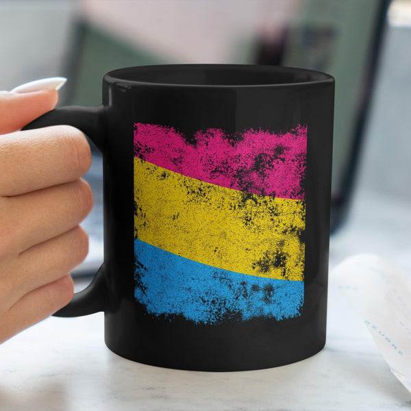 Pansexual Flag - Distressed LGBT+ Mug