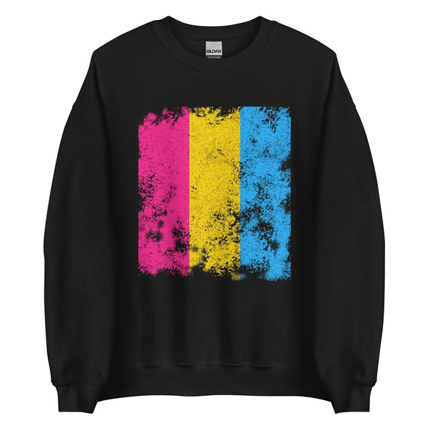 Pansexual Flag - Distressed LGBTQIA2S+ Sweatshirt