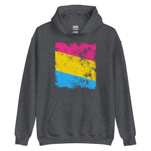 Pansexual Flag - Distressed LGBT+ Hoodie