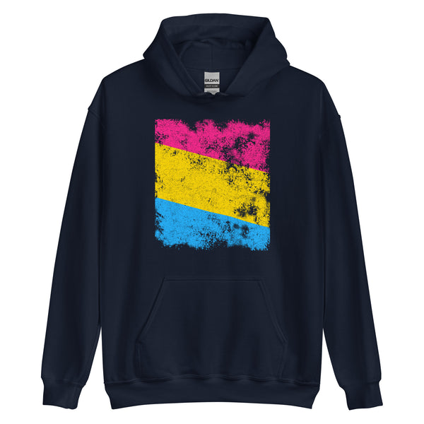Pansexual Flag - Distressed LGBT+ Hoodie