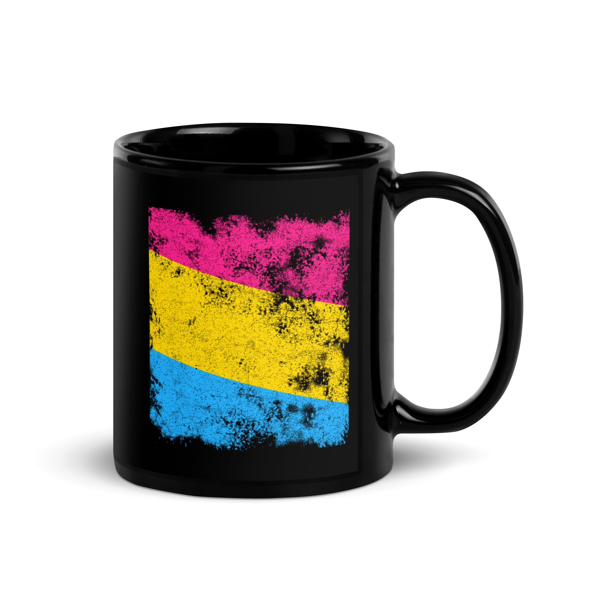 Pansexual Flag - Distressed LGBT+ Mug