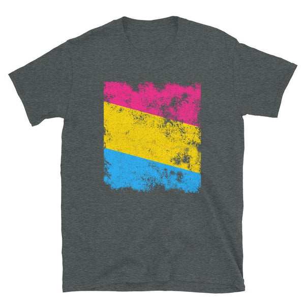 Pansexual Flag - Distressed LGBT+ T-Shirt