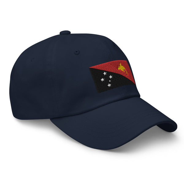 Papua New Guinea Flag Cap - Adjustable Embroidered Dad Hat