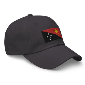 Papua New Guinea Flag Cap - Adjustable Embroidered Dad Hat